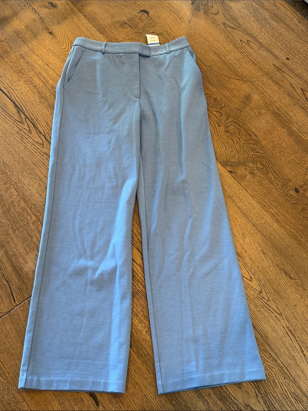 J McLaughlin Wide-Leg brock Pants in Dusty Blue size 6 NWT